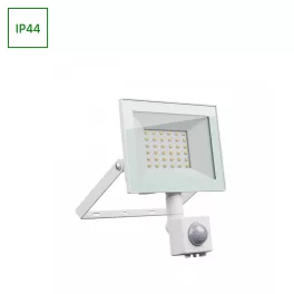   NOCTIS LUX 4 mozgásérzékelős LED-reflektor, 100°, IP44, 30 W, Hideg fehér, fehér SLI029076CW_CZUJNIK_PW SpectrumLED