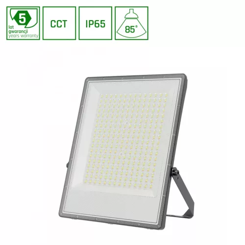 NOCTIS MAX CCT LED-reflektor, 85°, IP65, 200 W, Szabályozható színhőmérséklet, szürke