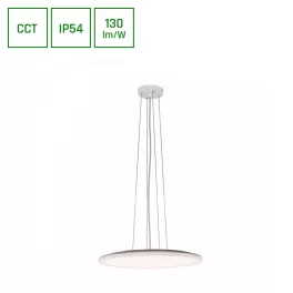   NYMPHEA FLAT DUO 36W CCT 230V 120DEG IP54 FI400X26MM WHITE ROUND SLI031047CCT_PW SpectrumLED