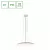 NYMPHEA FLAT DUO 36W CCT 230V 120DEG IP54 FI400X26MM WHITE ROUND SLI031047CCT_PW SpectrumLED