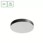 NYMPHEA OPTIMA BLACK 24W CCT 230V 120DEG IP20 FI300X50MM WHITE BLACK ROUND SLI031049CCT_PW SpectrumLED