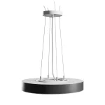 NYMPHEA OPTIMA BLACK 24W CCT 230V 120DEG IP20 FI300X50MM WHITE BLACK ROUND SLI031049CCT_PW SpectrumLED