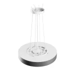 NYMPHEA OPTIMA BLACK 24W CCT 230V 120DEG IP20 FI300X50MM WHITE BLACK ROUND SLI031049CCT_PW SpectrumLED