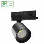 ARTEMIDA MINI háromfázisú sínes lámpa, 6,5-20W, 36/60°, CRI 90, Meleg fehér, Fekete