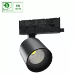ARTEMIDA MINI háromfázisú sínes lámpa, 6,5-20W, 36/60°, CRI 90, Meleg fehér, Fekete