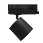 ARTEMIDA MINI háromfázisú sínes lámpa, 6,5-20W, 36/60°, CRI 90, Meleg fehér, Fekete