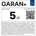 ARTEMIDA MINI háromfázisú sínes lámpa, 6,5-20W, 36/60°, CRI 90, Meleg fehér, Fekete