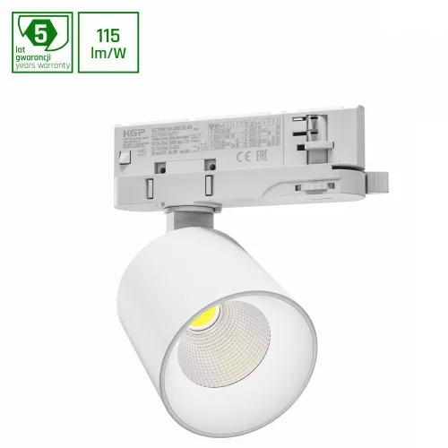 ARTEMIDA MINI háromfázisú sínes lámpa, 6,5-20W, 36/60°, CRI 90, Meleg fehér, Fehér SLI033024WW_PW SpectrumLED