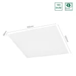 ALGINE Backlight LED-panel, 40 W, IP20, 600x600 mm, Meleg fehér, 5 év garancia SLI035057WW_PW SpectrumLED