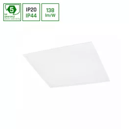  ALGINE LED-panel, 40 W, IP20/IP44, 600x600 mm, Hideg fehér, 5 év garancia SLI035065CW_PW_IP44 SpectrumLED