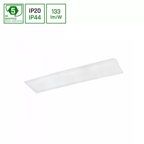 ALGINE LED-panel, 40 W, IP20/IP44, 300x1200 mm, Természetes fehér, 5 év garancia SLI035067NW_PW_IP44 SpectrumLED
