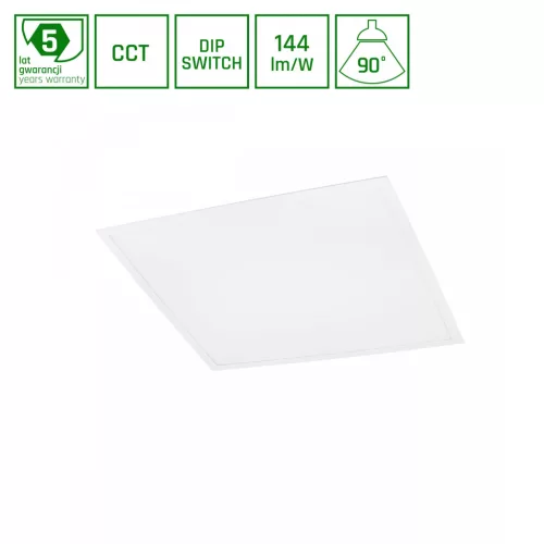 ALGINE LED-panel, 25/40/45 W, IP20, UGR<19, 600x600 mm, Szabályozható színhőmérséklet, 5 év garancia SLI035075CCT_PW SpectrumLED