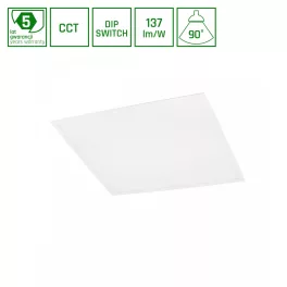   ALGINE Backlight LED-panel, 26/36/46 W, IP20, UGR<19, 600x600 mm, Szabályozható színhőmérséklet, 5 év garancia SLI035082CCT_PW SpectrumLED