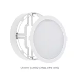 ALGINE 2IN1 SURFACE-RECESSED DOWNLIGHT 18W 1820LM WW 230V IP20 ROUND SLI037029WW_PW SpectrumLED