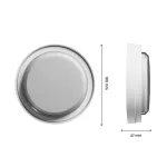 PASTILO 10W CCT 230V 120DEG IP54 IK10 180x47mm WHITE ROUND SLI042001CCT_PW SpectrumLED