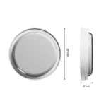 PASTILO 15W CCT 230V 120DEG IP54 IK10 221x47mm WHITE ROUND SLI042003CCT_PW SpectrumLED
