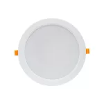 DURE 3 DOWNLIGHT 24W NW 230V 110deg IP54 IK06 220x34 WHITE round integrated drive SLI043009NW_PW SpectrumLED
