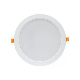   DURE 3 DOWNLIGHT 24W NW 230V 110deg IP54 IK06 220x34 WHITE round integrated drive SLI043009NW_PW SpectrumLED