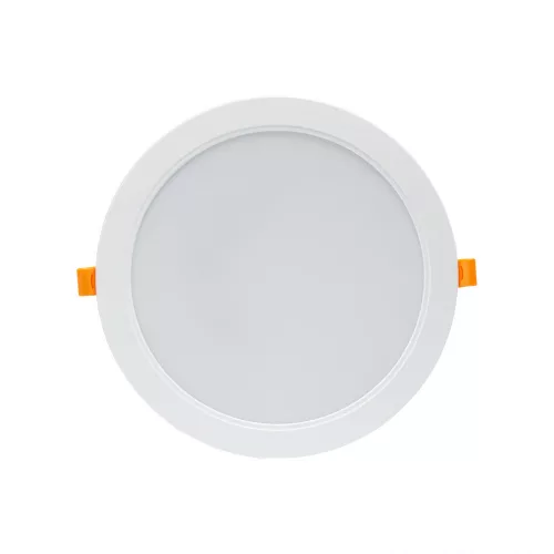DURE 3 DOWNLIGHT 24W NW 230V 110deg IP54 IK06 220x34 WHITE round integrated drive SLI043009NW_PW SpectrumLED