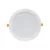 DURE 3 DOWNLIGHT 24W NW 230V 110deg IP54 IK06 220x34 WHITE round integrated drive SLI043009NW_PW SpectrumLED