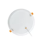 DURE 3 DOWNLIGHT 24W NW 230V 110deg IP54 IK06 220x34 WHITE round integrated drive SLI043009NW_PW SpectrumLED