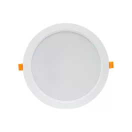   DURE 3 DOWNLIGHT 24W WW 230V 110deg IP54 IK06 220x34 WHITE round integrated drive SLI043009WW_PW SpectrumLED
