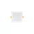 DURE 3 DOWNLIGHT 12W NW 230V 110deg IP54 IK06 145x145x34 WHITE square integrated driver SLI043010NW_PW SpectrumLED
