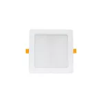 DURE 3 DOWNLIGHT 18W WW 230V 110deg IP54 IK06 168x168x34 WHITE square integrated driver SLI043011WW_PW SpectrumLED