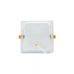 DURE 3 DOWNLIGHT 18W WW 230V 110deg IP54 IK06 168x168x34 WHITE square integrated driver SLI043011WW_PW SpectrumLED