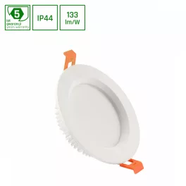   DURE 3 MAX DOWNLIGHT 12W NW 230V 110DEG IP44 IK06 FI140x30 WHITE ROUND 5 YEARS WARRANTY SLI043013NW_PW SpectrumLED