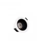 [OUTLET] ORBITO DOWNLIGHT 14-27W WW 230V 40deg IP44 Ra90 UGR<19  WHITE round, black mat reflector, with power change, 5y warranty SLI043020WW_PW SpectrumLED
