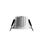 [OUTLET] ORBITO DOWNLIGHT 14-27W WW 230V 40deg IP44 Ra90 UGR<19  WHITE round, black mat reflector, with power change, 5y warranty SLI043020WW_PW SpectrumLED