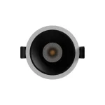 [OUTLET] ORBITO DOWNLIGHT 14-27W WW 230V 40deg IP44 Ra90 UGR<19  WHITE round, black mat reflector, with power change, 5y warranty SLI043020WW_PW SpectrumLED