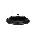 PLATEO 3 Csarnokvilágító, 90°, IP65, IK08, 100 W, szabályozható, Természetes fehér, fekete SLI044017NW_PW_DALI SpectrumLED