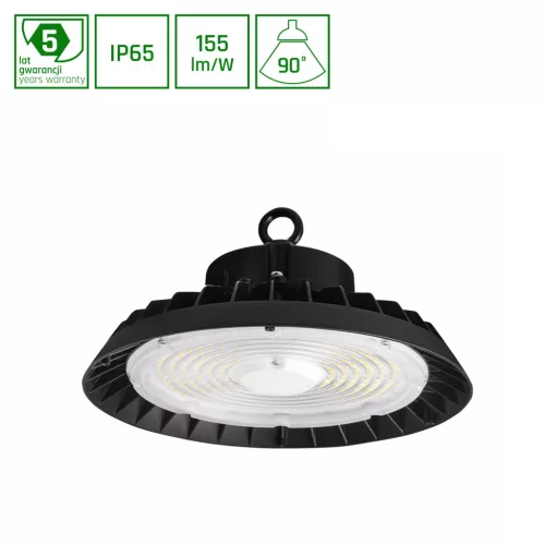 PLATEO 4 Csarnokvilágító, 90°, IP65, IK09, 100-200 W, szabályozható, Hideg fehér, fekete SLI044029CW_PW SpectrumLED