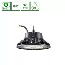   PLATEO 4 HIGH BAY 100W/75W/55W NW 230V 90DEG IP65 IK09 220X135MM BLACK 5Y WARRANTY WITH POWER CHANGE 0-10V SLI044034NW_PW SpectrumLED
