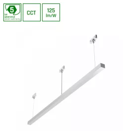   ALLDAY BASIC Lineáris lámpa, 50W, 115°, IP20, Szabályozható színhőmérséklet, fehér, 5 év garancia SLI047302CCT_PW_3F_ZWI SpectrumLED