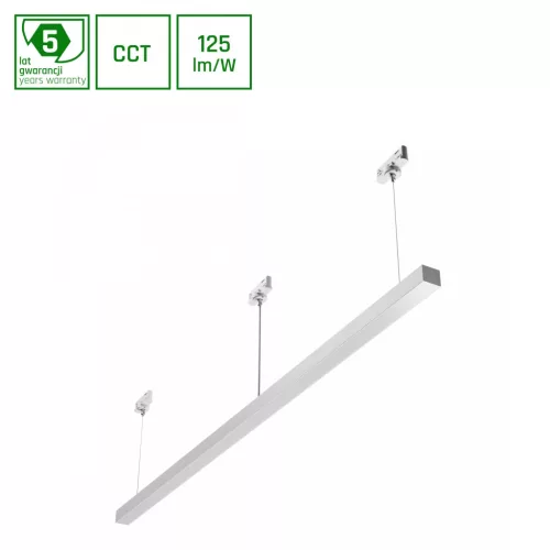 ALLDAY BASIC Lineáris lámpa, 50W, 115°, IP20, Szabályozható színhőmérséklet, fehér, 5 év garancia SLI047302CCT_PW_3F_ZWI SpectrumLED