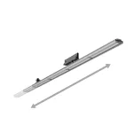 OPTIBAR háromfázisú sínes lámpa, 12/42W, 90°, CRI 90, Szabályozható színhőmérséklet, Fekete SLI047400CCT_PW SpectrumLED