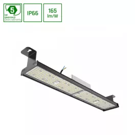   HALLS LINE 3 Csarnokvilágító, 60/90°, IP66, IK10, 150 W, szabályozható, Természetes fehér, fekete SLI048011NW_PW SpectrumLED
