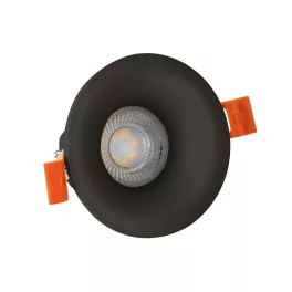 FIALE V GU10 kerek FEKETE SLIP001014 SpectrumLED