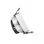 FIALE COMFORT ANTI GLARE GU10 250V IP20 FI85x50mm WHITE round, reflector silver, adjustable SLIP001018 SpectrumLED