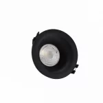 FIALE V BASIC GU10 IP20 FI86X41MM BLACK ROUND