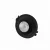 FIALE V BASIC GU10 IP20 FI86X41MM BLACK ROUND