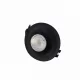 FIALE V BASIC GU10 IP20 FI86X41MM BLACK ROUND