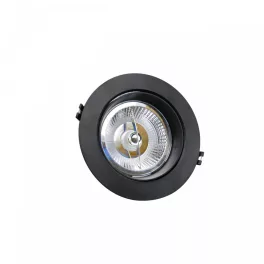   MDD MAXI PC UNO ROUND AR111 GU10 X 1 IP20 FI165x41MM Fekete SLIP002015 SpectrumLED