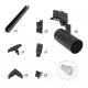 TRACK LIGHT SET: MADARA MINI 6X SPOTS + 3-PHASE TRACKS  - Fekete SLIP003007_SET_EXP SpectrumLED