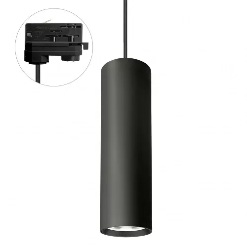 MADARA MINI II GU10 SUSPENDED FOR TRACK 3F 230V IP20 fi55*200mm FEKETE SLIP003017 SpectrumLED