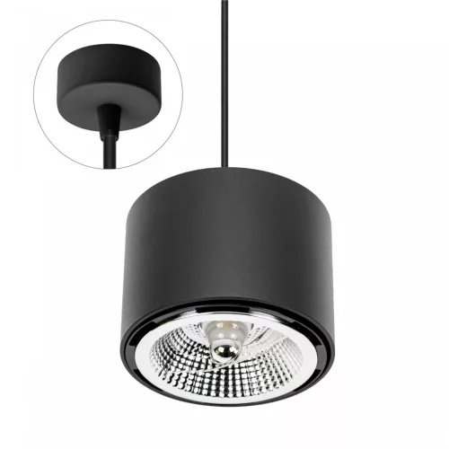 CHLOE AR111 GU10 háromfázisú sínes lámpa,max. 20W, Fekete SLIP005011_ZWIS SpectrumLED