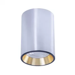  CHLOE MINI IP20 kerek, ház ezüst, gyűrű arany, perem fekete SLIP005014 SpectrumLED